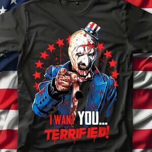 Terrifier Horror Shirt Art The Clown Terrifier Movie T-Shirt Scary Halloween 79